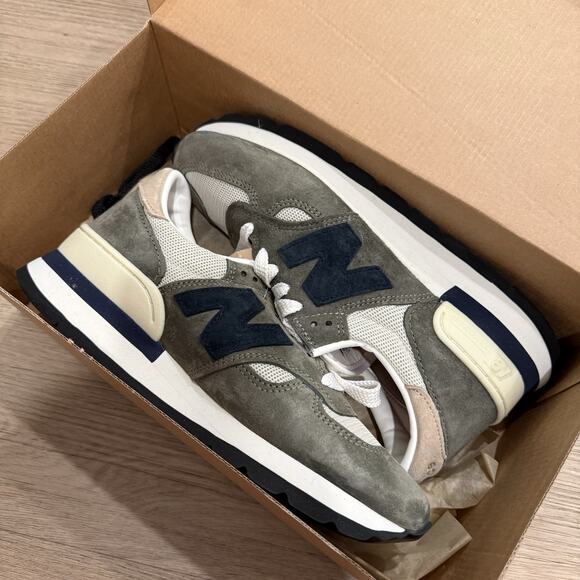 New Balance Shoes - New Balance 991 MiUK JJJJound Grey Olive Size W991JJA Women's Size 7